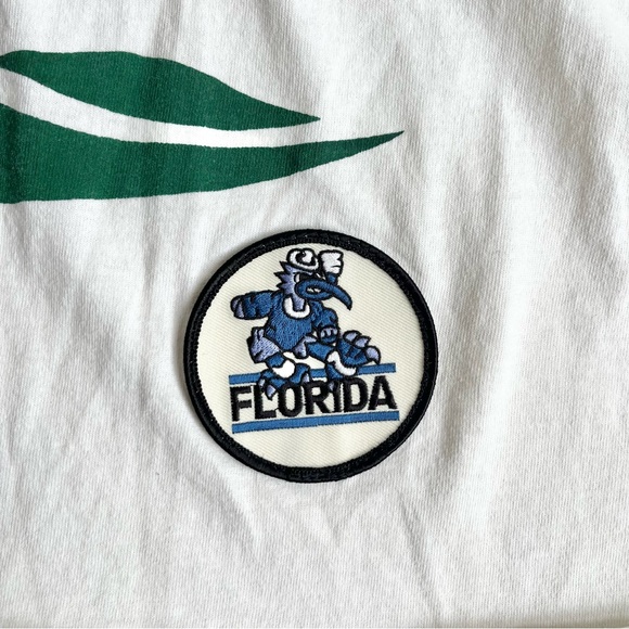 RILEY 1880 Vintage Custom Patchwork Graphic Cropped T-Shirt - Picture 3 of 5